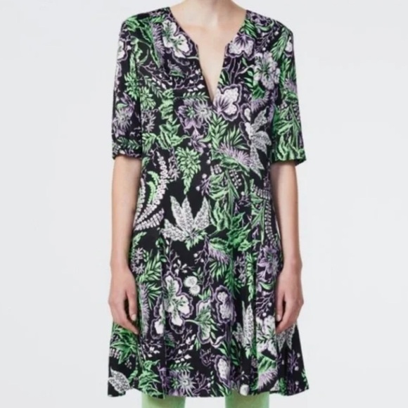 New! Rodebjer Kandy Vegetal Print‎ Dress - Picture 1 of 12